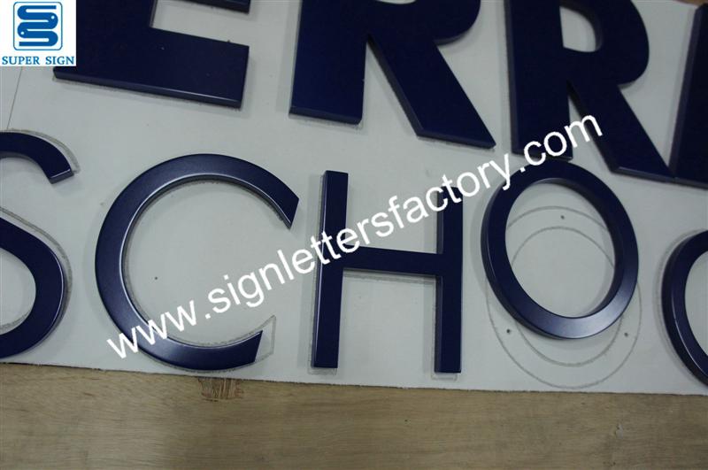painted acrylic sign letters